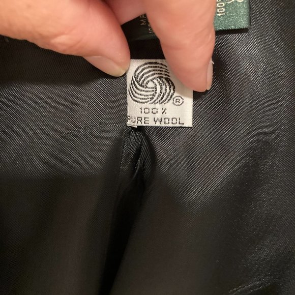 Ralph Lauren Women's Blue Wool Blazer - Picture 8 of 10